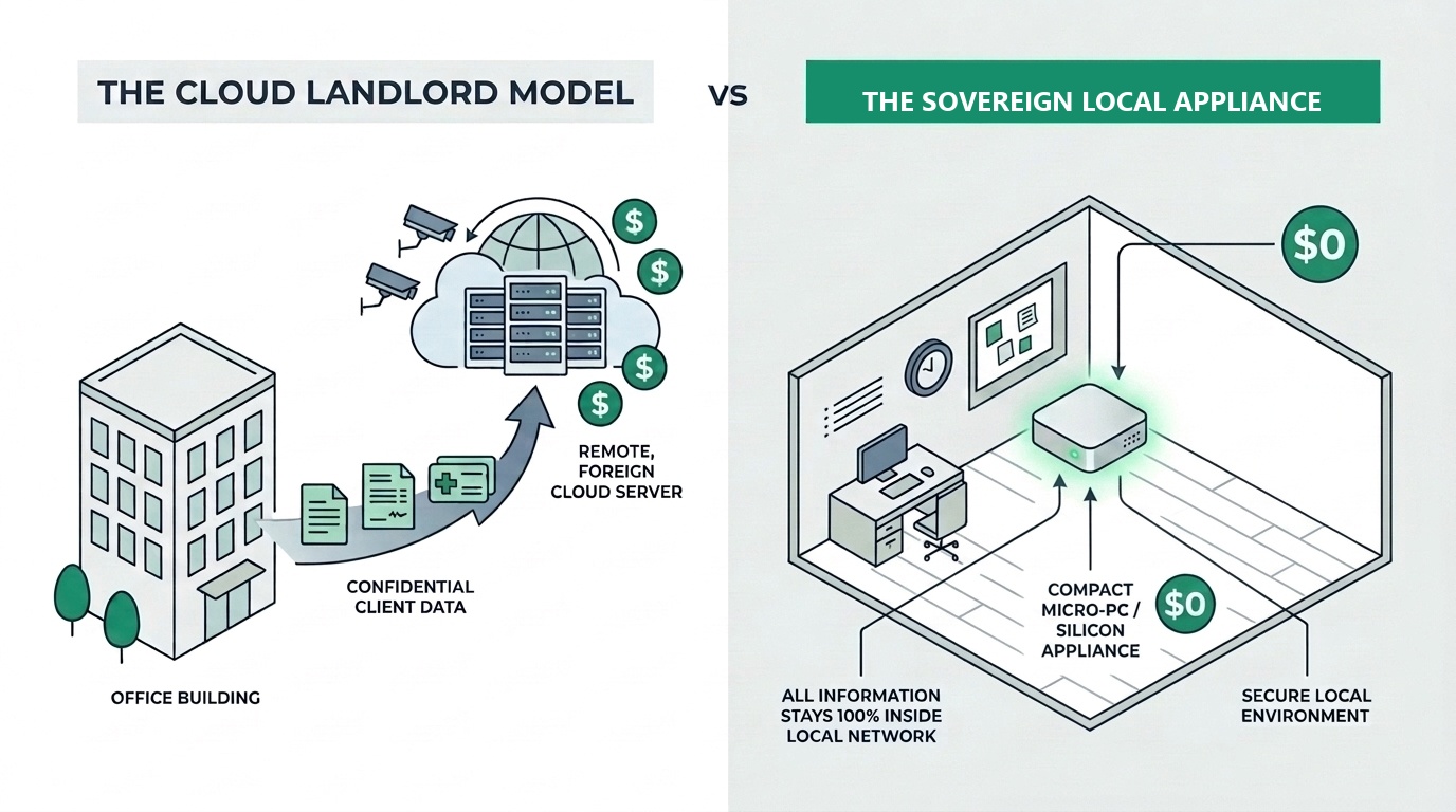The Cloud Landlord Model vs. The Sovereign Local Appliance